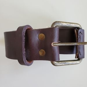 $8 Add On*** Boys 4-7 brown with gold toned metal hardware belt